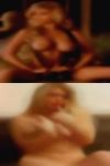 Exhibitionist naked woman